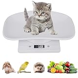 BIGNADO Digital Puppy Scale Small Pet Scale for Puppies High Precision Wiggle-Proof Multi-Function E