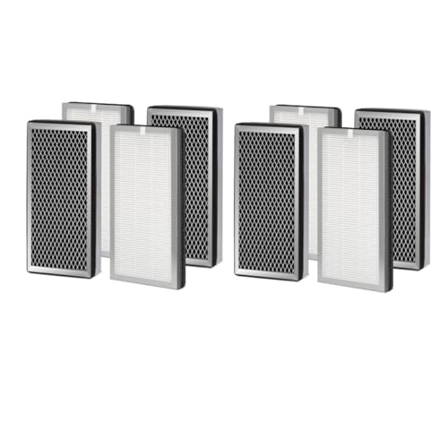 Filtres Medify Air Série 15 lot de 8 recharges HEPA H13 et charbon actif pour purificateur MA-15
