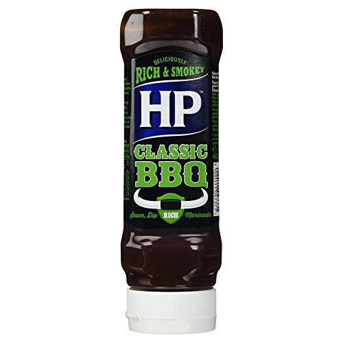 HP BBQ Sauce Classic, Kopfsteher-Squeezeflasche, 400 ml