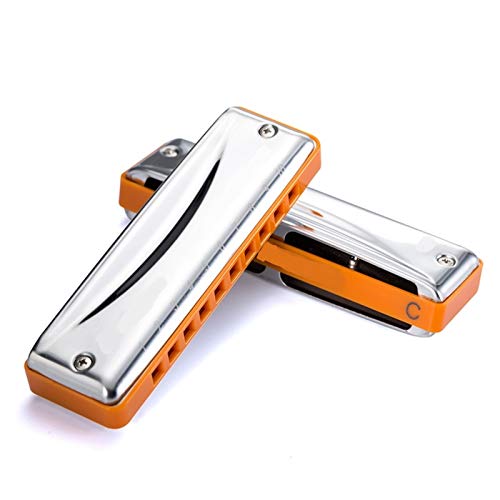 KIRANDIE Diatonic Harmonica Blues Organe de la Bouche Harp 10 Trous Clé Orange de C/D/E/F/G/A/BB Reed avec boîte à Bois… - Les Beatles, Paul McCartney, John Lennon, RIngo Starr, George Harrison KIRANDIE Diatonic Harmonica Blues Organe de la Bouche Harp 10 Trous Clé Orange de C/D/E/F/G/A/BB Reed avec boîte à Bois… – Image 6