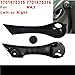 FEJWZANBC Compatible for Renault Megane MK2 2002-2009 New 1 Pair Front Inner Door Handle Grip Black L+R ABS 7701475315 7701475316 Car Accessories(RL)