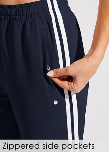 Willit Women's Track Pants Warm Up Athletic Running Sweatpants Sports Training Pants Straight Leg with Zipper Pockets4