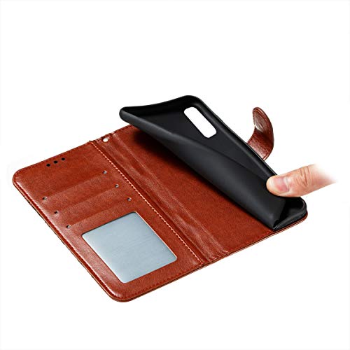 Lemaxelers For Lg Velvet 5G Case Flip Premium Wallet Phone Case Pu Leather Mandala Embossed Shockproof Cover With Kickstand Card Holder Cover For Lg Velvet/Lg G9 Mandala Brown Ld #TOP6