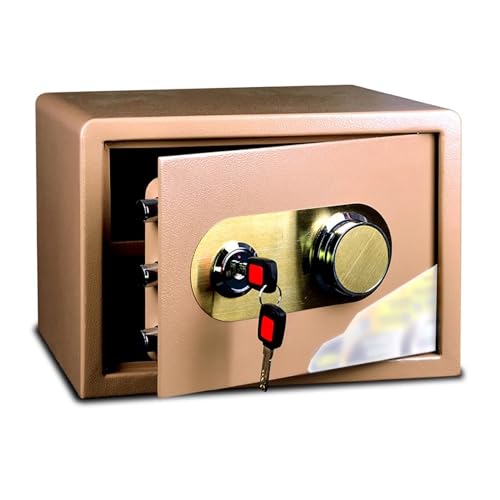 Caja Fuerte Empotrable Caja Fuerte Cofre Combinación de Diales Mini Safe para Dinero, Joyas y Documentos