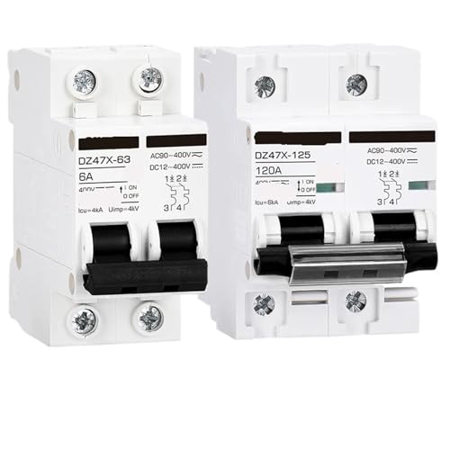 Disjoncteur 120A 400V DZ47X magnéto-thermique pour sécuriser ligne forte puissance