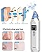 EUASOO Blackhead Remover Vacuum Facial Pore Cleanser Electric Acne Comedone Extractor Kit USB Rechargeable Blackhead Suction Tool with 3 Skin Repair Lamps, 5 Probes, 5 Suction Power for Skin Treatment