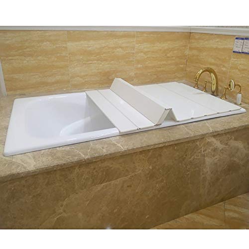 Ultimate Folble - Copertura per vassoio da bagno, impermeabile e antipolvere, 153 x 70 x 0,6 cm, per rilassarsi, ideale per il piacere della vasca da bagno e l'esperienza di cura personale