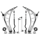 A-Premium 8Pcs Front Suspension Kit, Lower Control Arm & Bushing, Sway Bar Link, Inner Outer Tie Rod End, Compatible with BMW E46-1999-2008-318i 323Ci 323i 325Ci 325i 328Ci 328i 330Ci 330i Z4