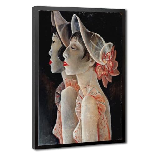 Impression sur toile Jeanne Mammen WCYB Revue Girls pour salon 20x30 cm