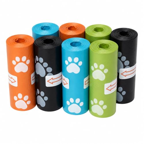 Image of PETS EMPIRE Roll Dog Poop Bags Extra Thick and Strong Leak Proof Poop Bags for Dogs (8 Count)