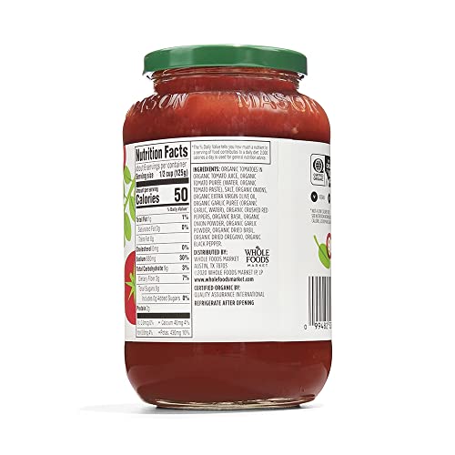 365 by Whole Foods Market, Organic Arrabbiata Pasta Sauce, 25 Ounce - image 3