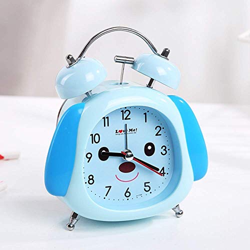 Wecker Nachtbatteriebetriebene Cartoon Wecker Mini Wecker Nein Geräusch-Wecker mit Nachtlicht Reise-Taktgeber-kreative Wecker Kinder