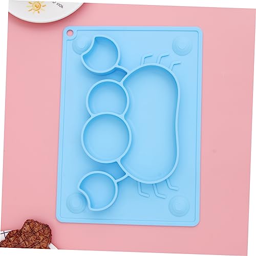 BESTonZON 2 Pçs Jogo Americano Para Crianças Talheres Azuis Pratos De Jantar Tigela Dividida Para Be