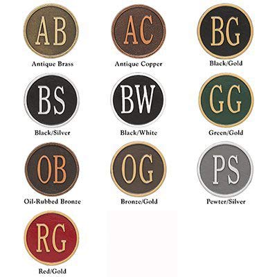 Personalized Cast Metal Address Plaque. Made In The Usa. Custom House Number Sign. Wall Mounted. 10 Color Choices. Comfort House # P2836 #TOP1
