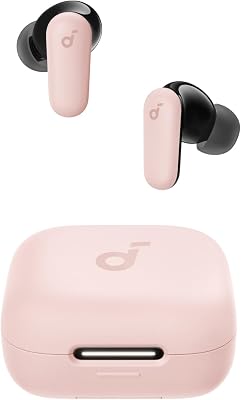 Soundcore P30i de Anker Auriculares con Cancelación de Ruido, Cancelación de Ruido Potente e Inteligente, Graves Potentes, 45 Horas de Reproducción, Estuche 2 en 1 y Soporte para el Móvil, IP54