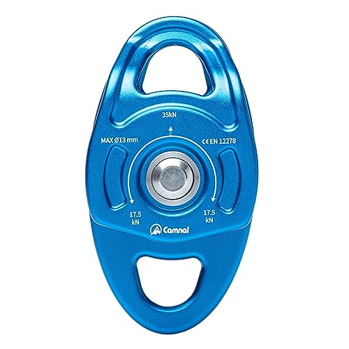 Rock Climbing Pulley Double Pulley For Outdoor Climbing Efficient And Safe Over Tool 35kn Pull Strength