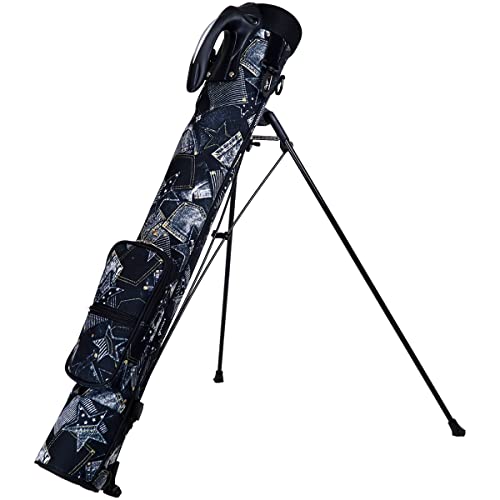 AZROF アズロフ クラブケース セルフスタンドクラブケース デニムスターブラック 246