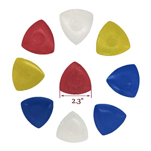 10PCS Triangle Tailor's Fabric Marker Chalk 5Pcs Washable Pens Bamboo Ruler Set for Sewing Cloth - Thumbnail 4