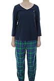 Nautica Sleepwear Women's Two-Piece Flannel Pajama Set