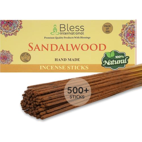 Bless-Organic-Sandalwood 100%-Natural-Handmade-Incense-Sticks