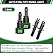 Japtend Fuel Line Quick Connect Set, 2 Sets Fuel Line Hose Release Connect Fittings Include Straight Pipe Connector SAE 7.89mm to ID 6mm