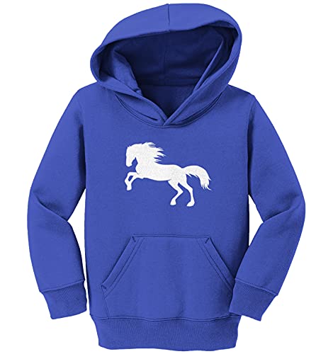 Tcombo Horse Silhouette - Pony Horsey Toddler/Youth Fleece Hoodie