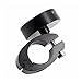 WINOMO Manillar de montaje Digital reloj 7/8" motocicleta moto accesorio impermeable (negro)