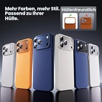 Hoerrye für iPhone 17 Pro Max Kameraschutz, Glitzerweiß, 1 Stück – Ansicht 6