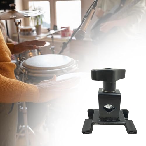 JISADER Drum Rack Clamp Sturdy Replacement Holder Clamp Hand Percussion Stand Mount Metal Percussion Accessory