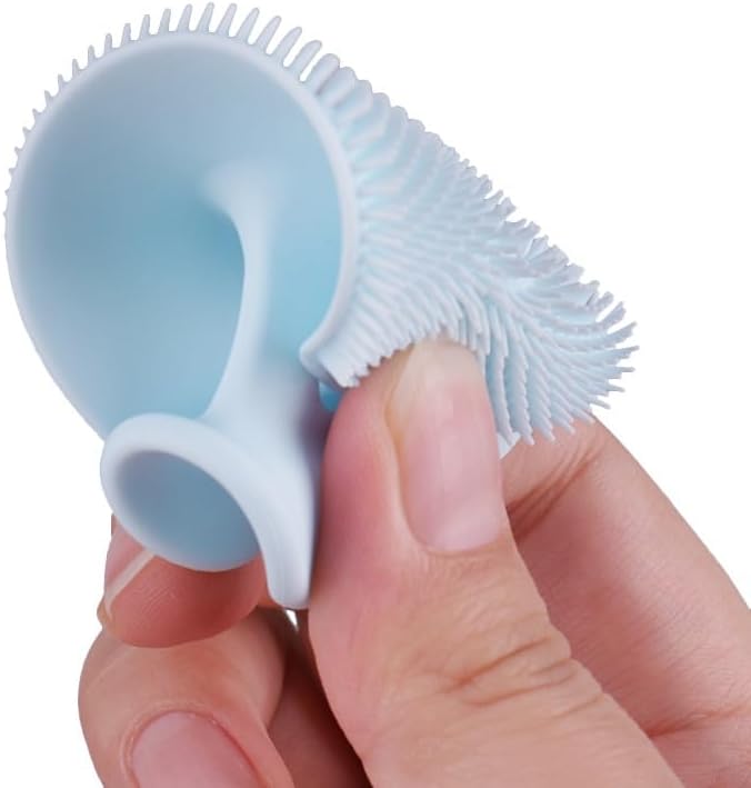 Miniatura 2 de RaxTup Paquete de 2 exfoliantes faciales de silicona, cepillo exfoliante facial, cepillo de limpieza facial, exfoliante de puntos negros,