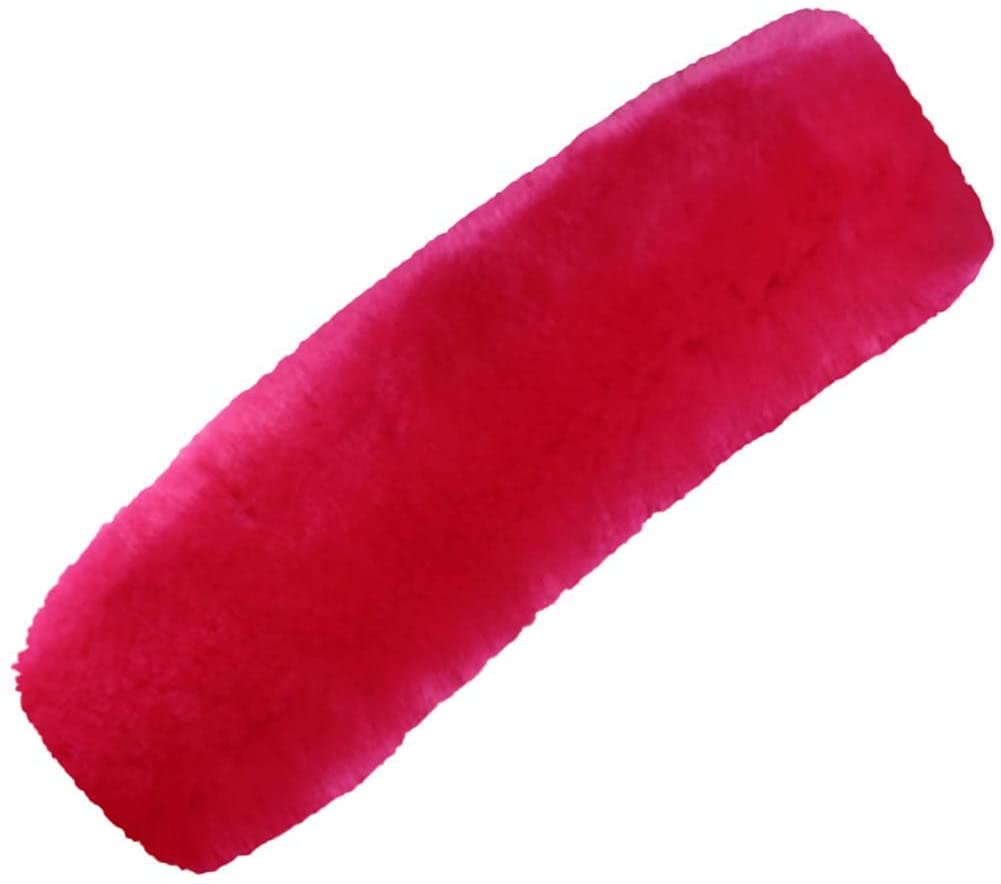 Coussinets de Ceinture de sécurité de Voiture Protecteur de Ceinture de sécurité Doux Confort Ceinture de sécurité Housses de bandoulière Coussinets de Harnais Aide à protéger (Rouge coréen)