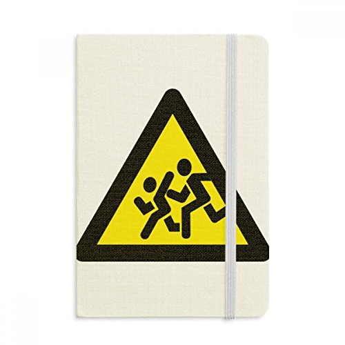 Carnet A5 symbole d'avertissement pour protéger vos notes importantes