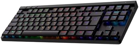Tastiera Gaming Wireless Logitech G915 LIGHTSPEED TKL - Meccanica, Tenkeyless, RGB, 40h Batteria, Nero - Foto 5
