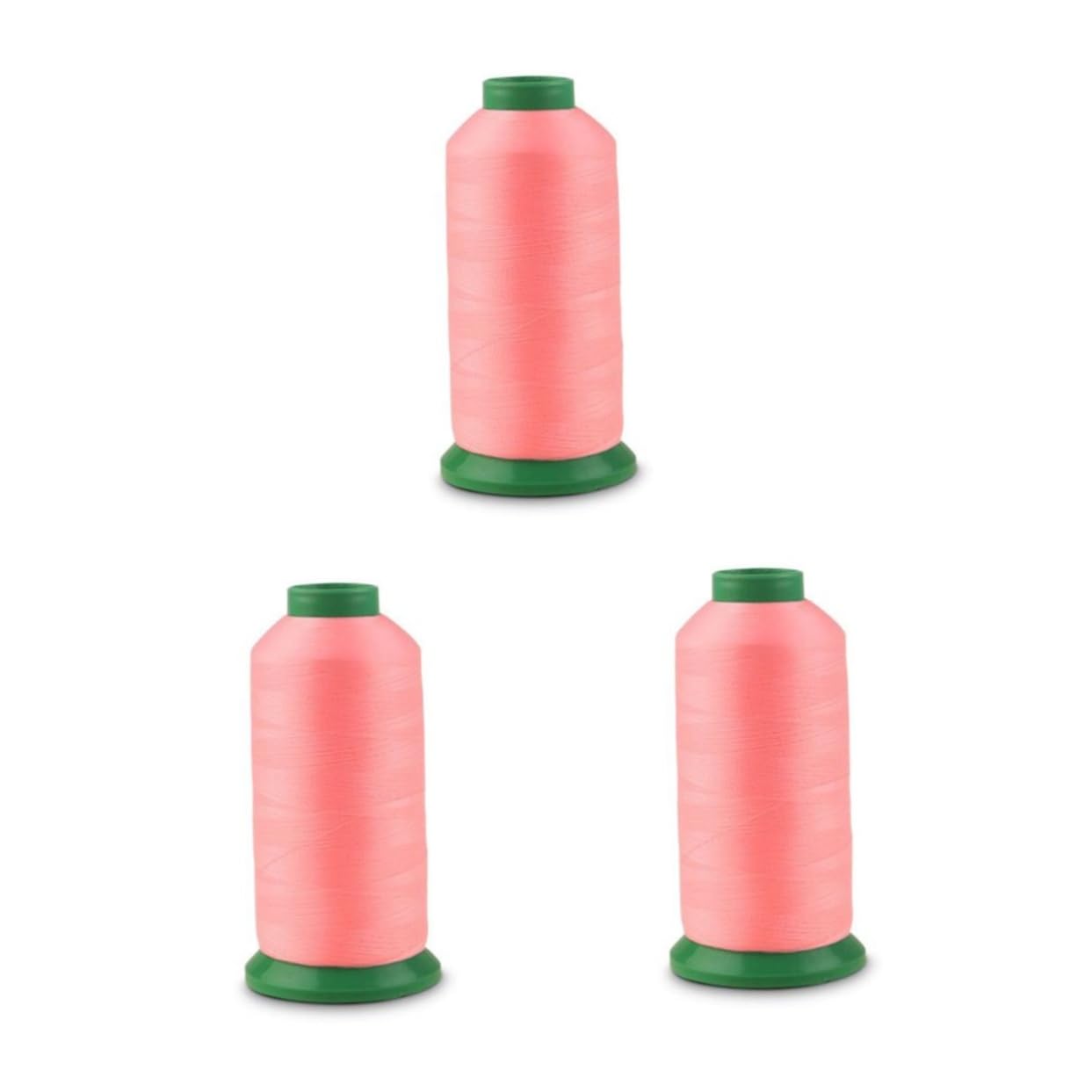 TEHAUX 3piezas Hilo De Bordar Luminoso La Oscuridad De Yardas Color Rosa Para Costura y Bordado Hilos De Coser y Tejer
