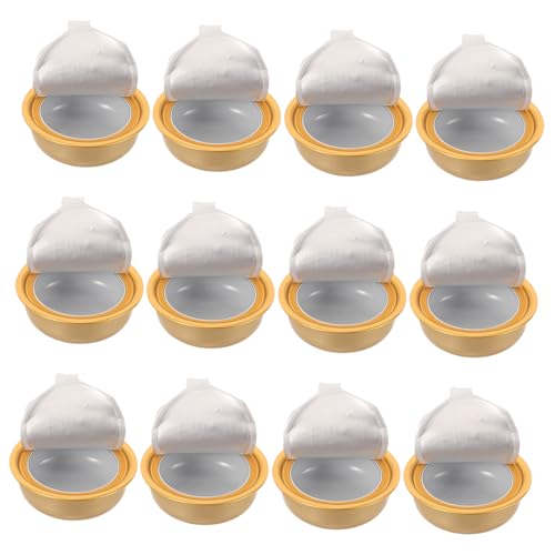 KICHOUSE 12pcs Aluminum Cans with Lids Versatile Food Storage for Pet Treats Cookies Snacks Heavy Duty Containers for Cats Dogs Leak Design for Freshness