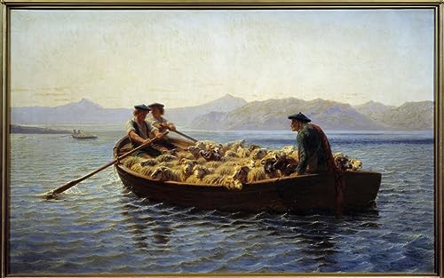 Tableau Rosa Bonheur Changement de pâturage pour décor apaisant
