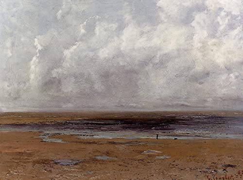 Affiche Toile Trouville Gustave Courbet | Déco Mer 60x90cm