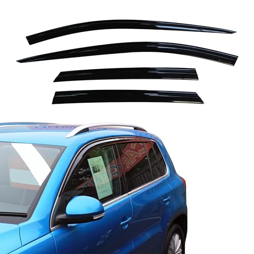 Deflectores de viento para Tiguan 2007-2015: ventilación natural en días de lluvia