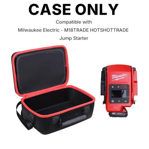 Case for Milwaukee Electric 3841-20 M18 Hotshot Trade Jump Starter - Hard Travel Protective Carrying Storage Bag, Box Only by worfty - Used condition - Image 2