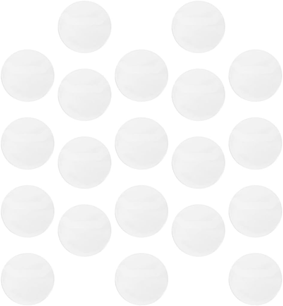 20pcs round Badge Protector Cover Souvenir Badge Protector for Collectors and Cosplay Accessories