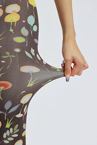 Image of Sahabowi Women's Sheer Tights, Digital Print Designs Stockings