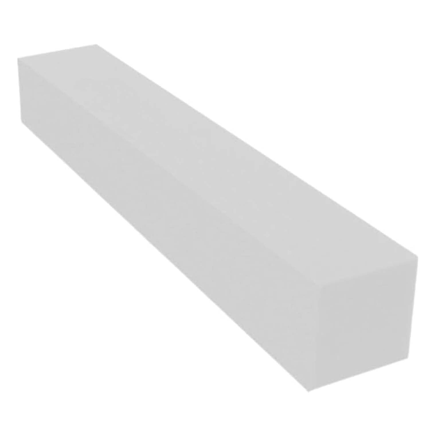 David & Amaya High-Density Foam Mattress Extender – Sofa Bed Gap Filler, Rectangular Bolster Support Pillow, Armrest or Headboard Cushion, Foam Only (White, 200x20x10cm)