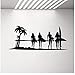 Stickers Muraux Decal Surf Girl Surf Stickers Muraux En Vinyle Pour Chambre De Fille Surfer Stickers Muraux Sports Decal Planche De Surf Chambre Décoration Murales
