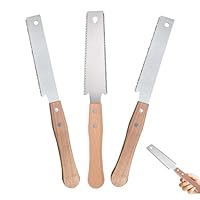 3 Stück Japansäge Set Feinsäge Holz Handsäge Gehrungssäge Kleine Holzsäge Hand Dübelsäge Holzbearbeitungswerkzeuge Japanische Säge Zweischneidig Zugsäge Woodworking Laubsäge Japan Säge