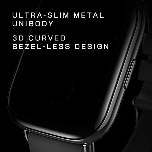 Amazfit Zepp E Square Men's Smart Watch For Android Phone Iphone Health Fitness Tracker, 5 Atm Waterproof, Always-On Display, Heart Rate, Blood Oxygen, Sleep, Stress Monitoring, Onyx Black #TOP1