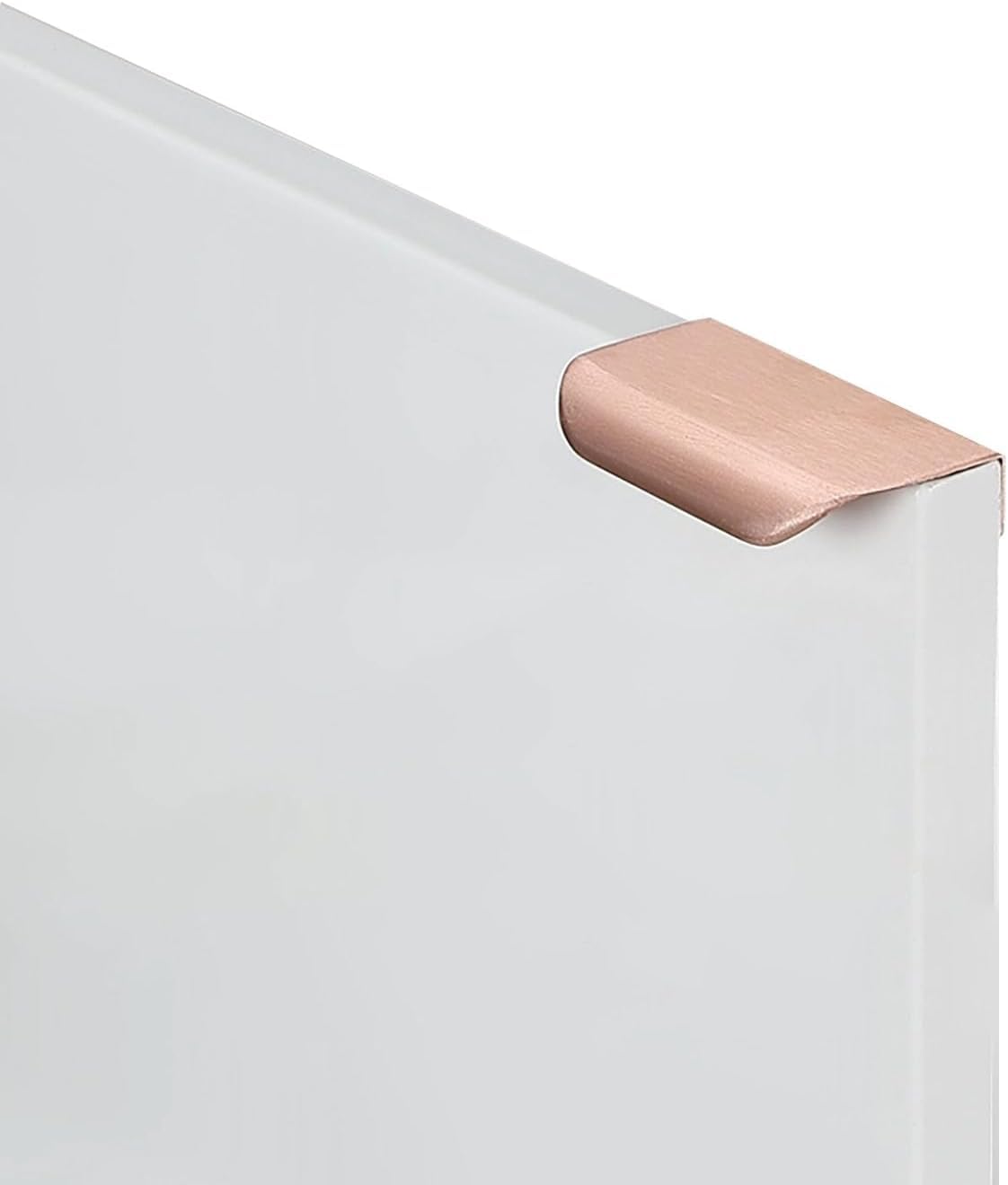 Tnbccxn One Color Cabinet Handles, Concealed Handles, Finger Edge Pull,2 Pcs Drawer Invisible Handle(Length 80Mm)