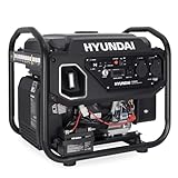 HYUNDAI Inverter Generator HY5000iE – 5.0 kW Benzin Stromerzeuger mit E-START, ECO-Modus, USB – ideal für Baustelle, Outdoor und als Notstromaggregat