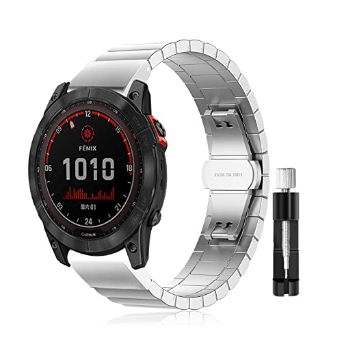LanQii 26 mm QuickFit Bracelet for Garmin Fenix 8 51 mm/Fenix 7X Pro Solar/7X/6X/Fenix 6X Pro