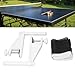 Alomejor Table Tennis Net and Post Set Lightweight Portable with Unique Mesh Design for Indoor Outdoor