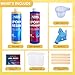 JHKL RESIN 64OZ Crystal Clear Epoxy Resin Kit, No Bubble & Not Yellowing Clear Epoxy for Casting & Coating, Table Top, Bar Top, DIY Jewelry Making, Art Crafts, Wood & Resin to Easy Mix 1:1